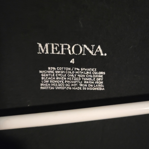 Merona plus size 4x double layer t shirt black - Picture 3 of 3